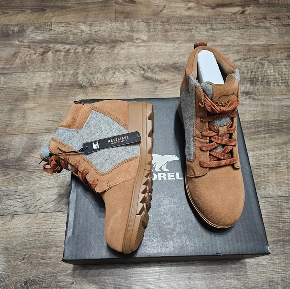 🥾Sorel Evie Ankle Lace Waterproof Boots BRAND NEW WITH TAGS Women's size 7.5 - Picture 8 of 16